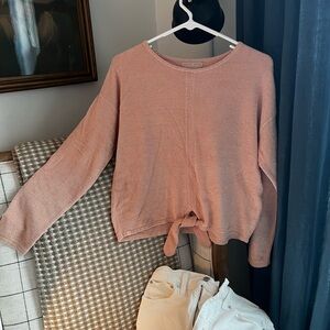 Women's Pink Knotted Top